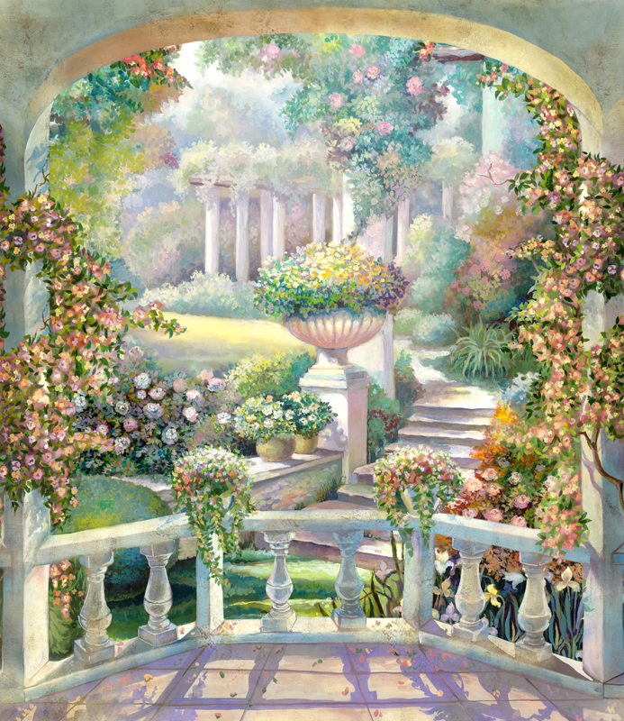 Affresco Живописный пейзаж 4533