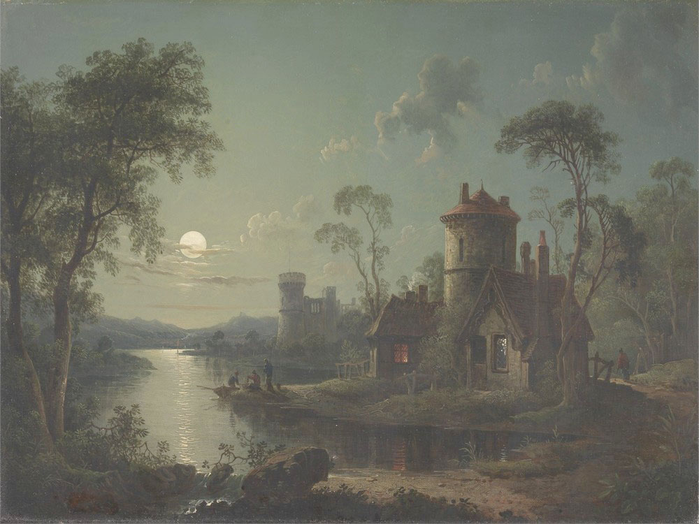 Affresco Классические пейзажи Sebastian Pether, River Scene