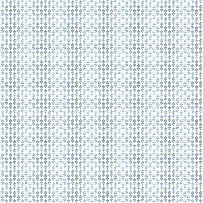York  Rifle Paper Co.  Petal Wallpaper- White & Blue RP7365