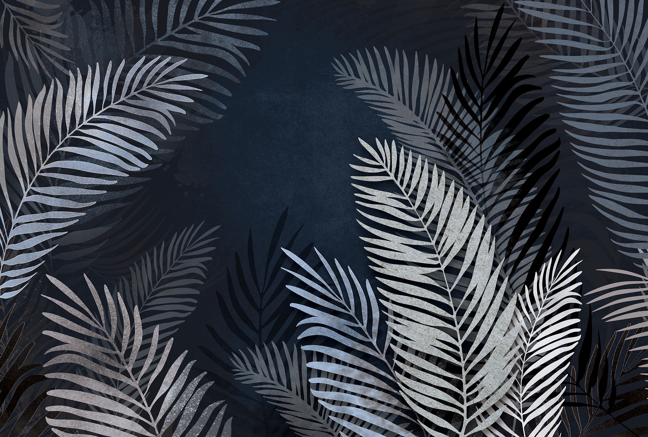 421211 Creativille большие листья в стиле гранж