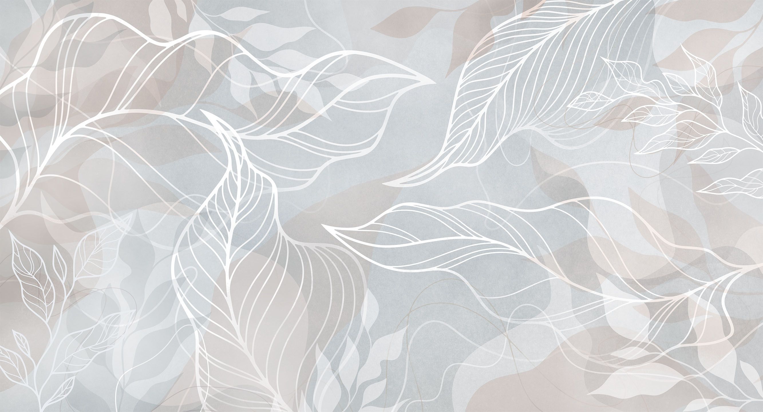 451231 Creativille силуэтные листья и линии