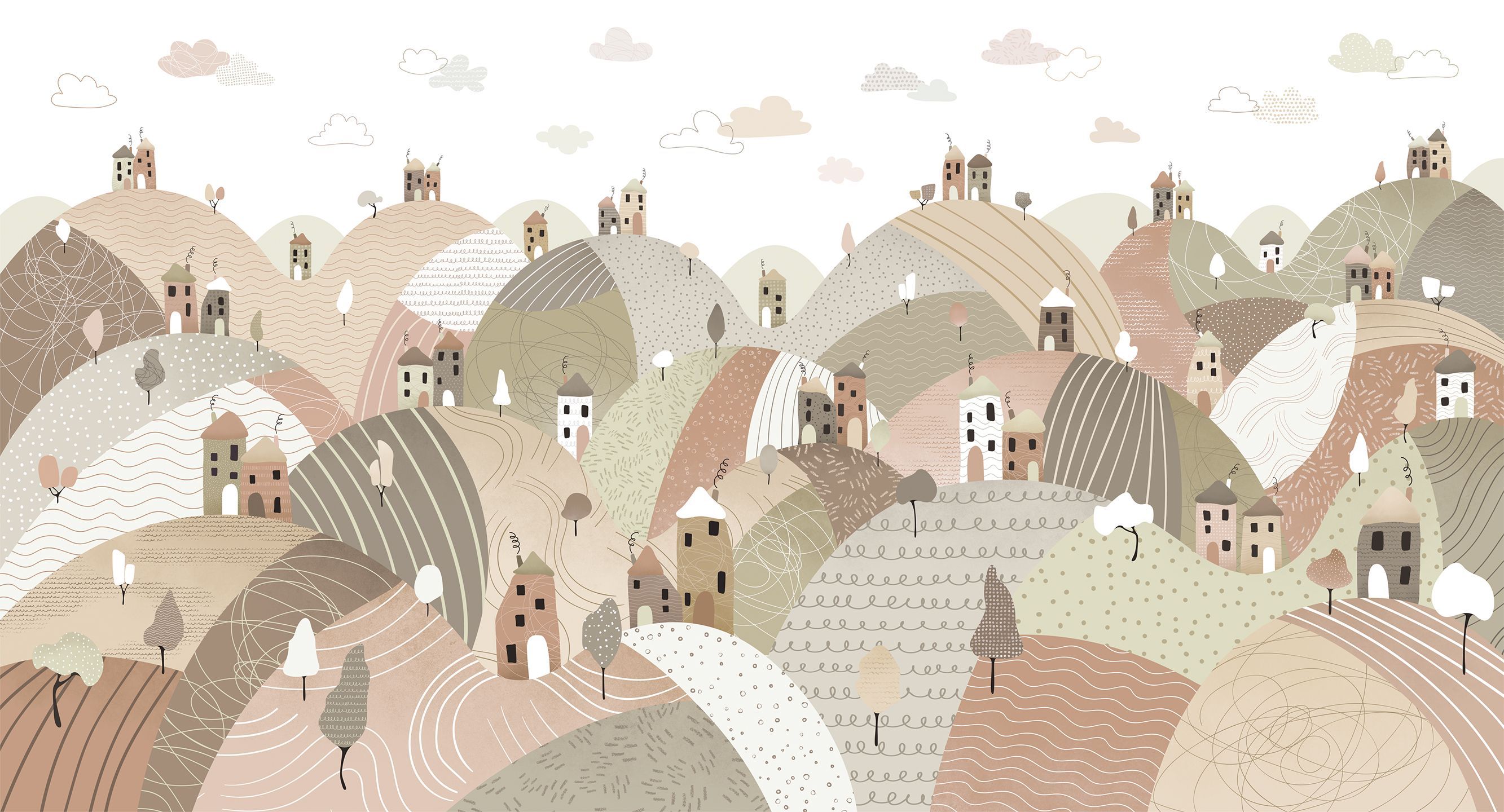 254006 Creativille домики на холмах