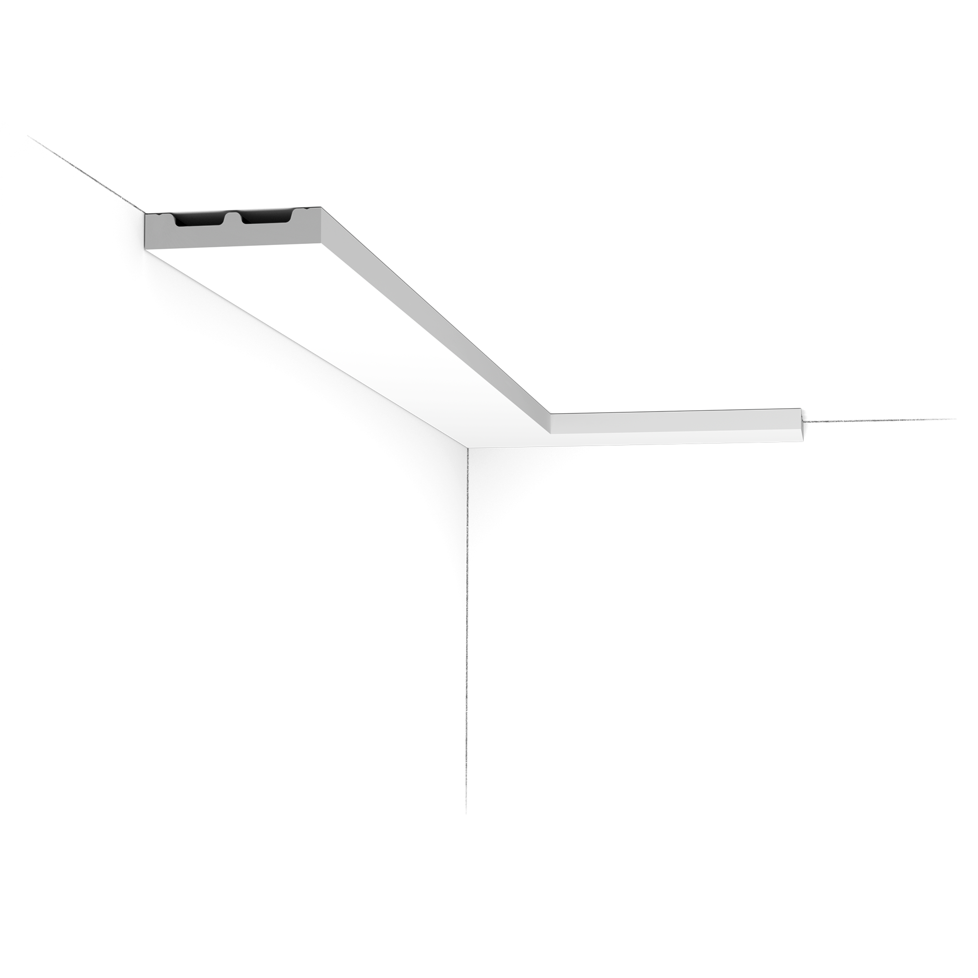 SX157 КВАДРАТ/SQUARE Потолочный карниз Orac