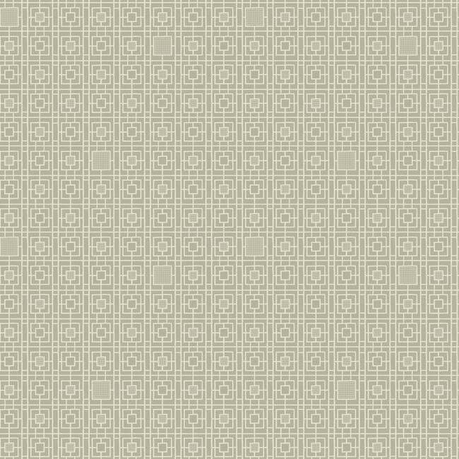 York  Antonina Vella Deco  Deco Screen Wallpaper- Taupe CA1525