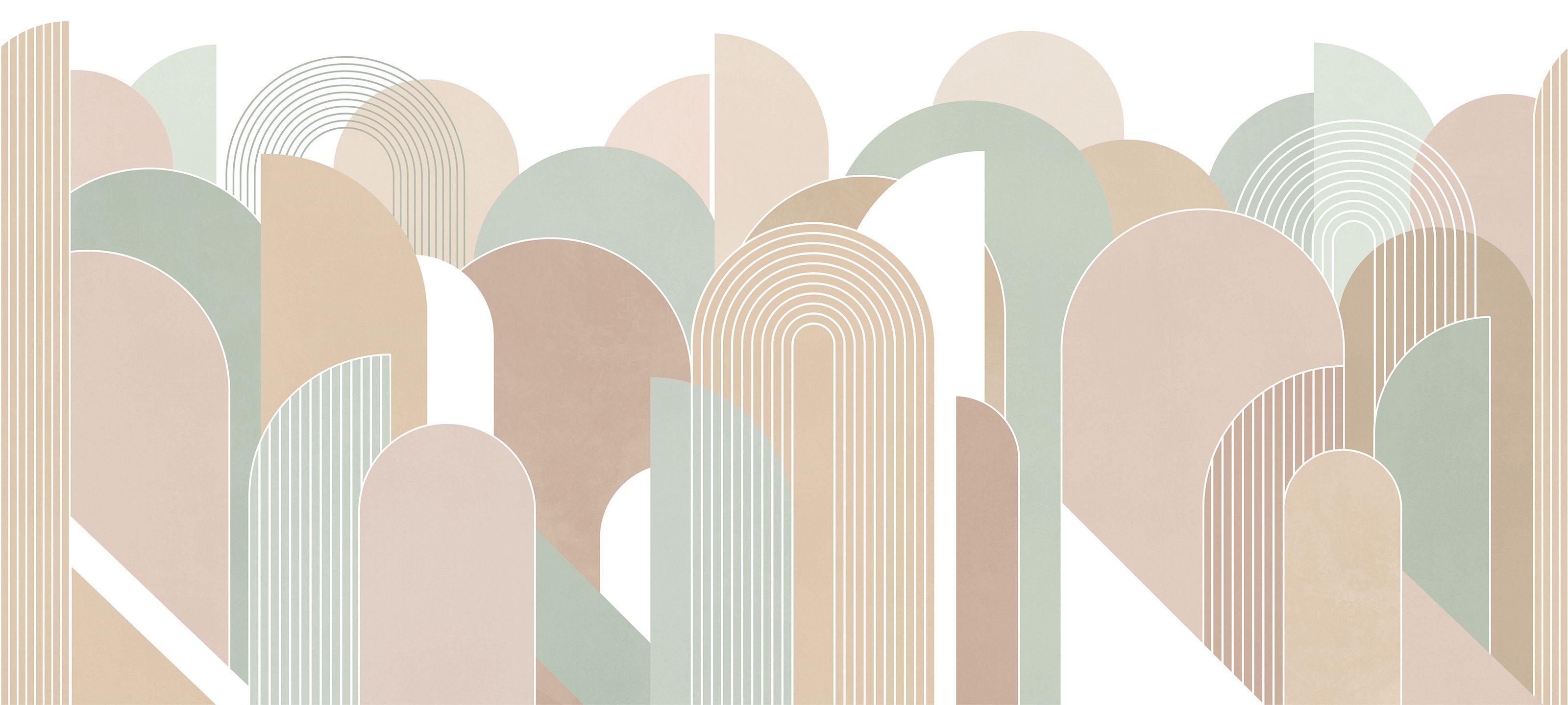 811107 Creativille геометрическая композиция из арок