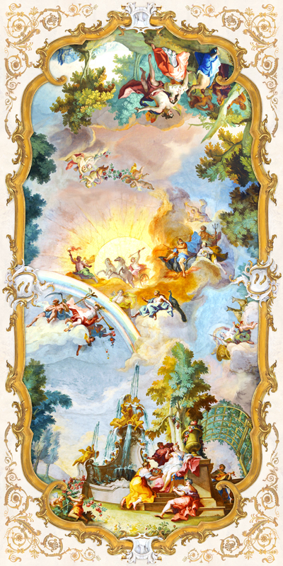 Affresco Сюжеты для потолков 9803