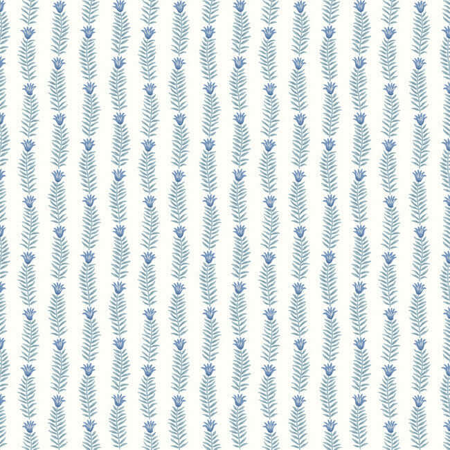 York  Rifle Paper Co.  Eden Wallpaper- Indigo RP7341