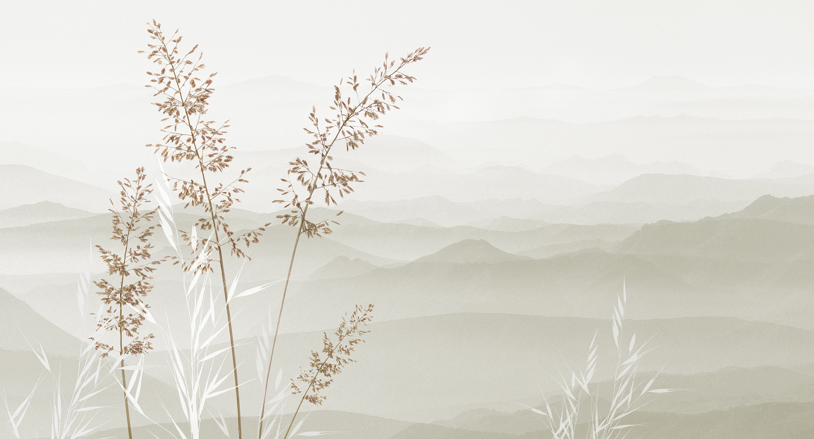 460129 Creativille трава на фоне гор