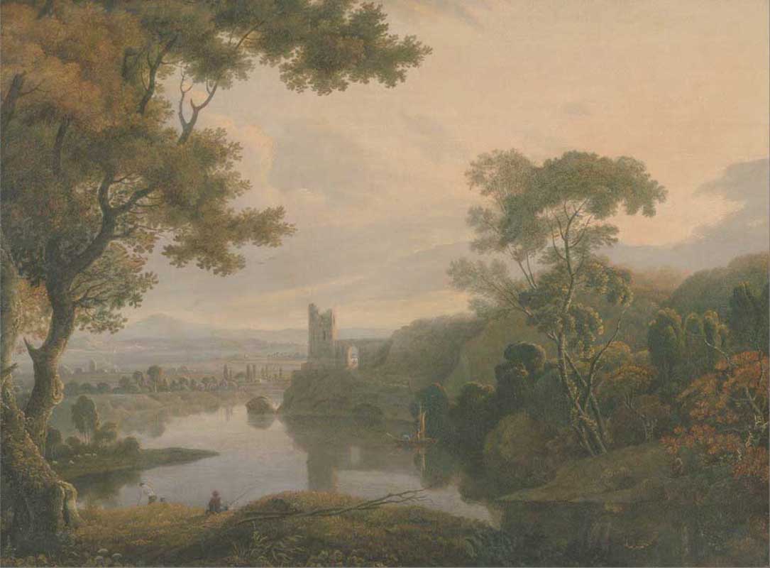 Affresco Классические пейзажи George Barret, River Landscape