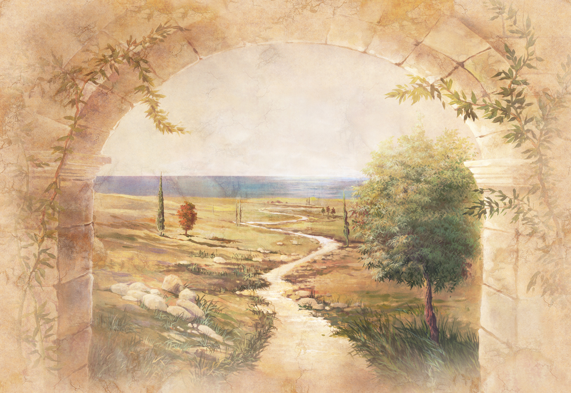 Affresco Живописный пейзаж 6217