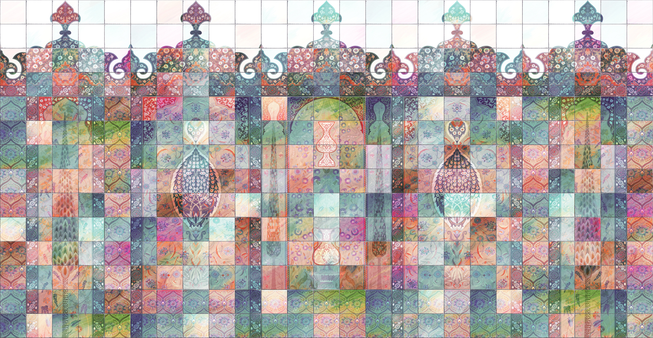 Affresco Восточный орнамент ID135737