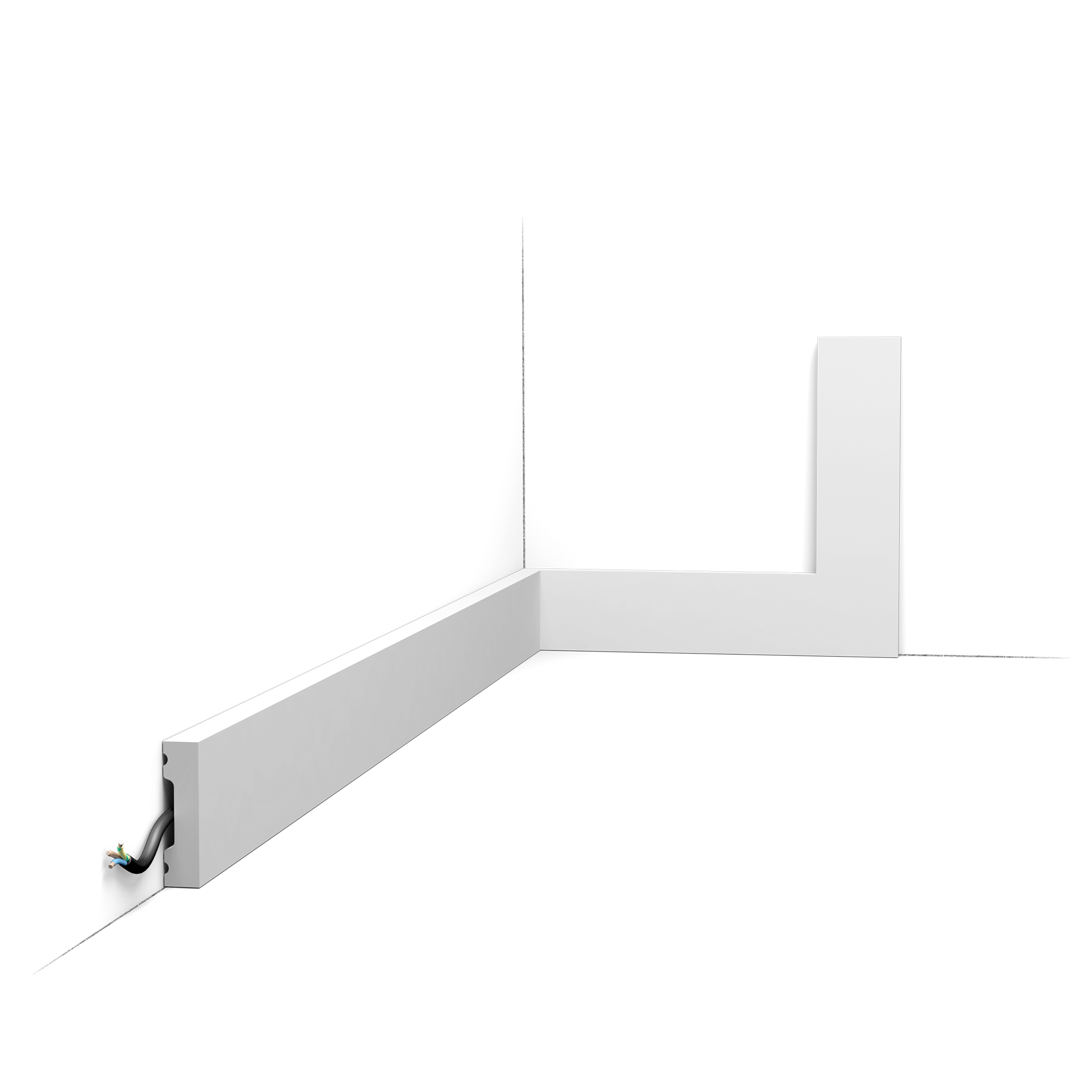 SX162 SQUARE Плинтус напольный Orac