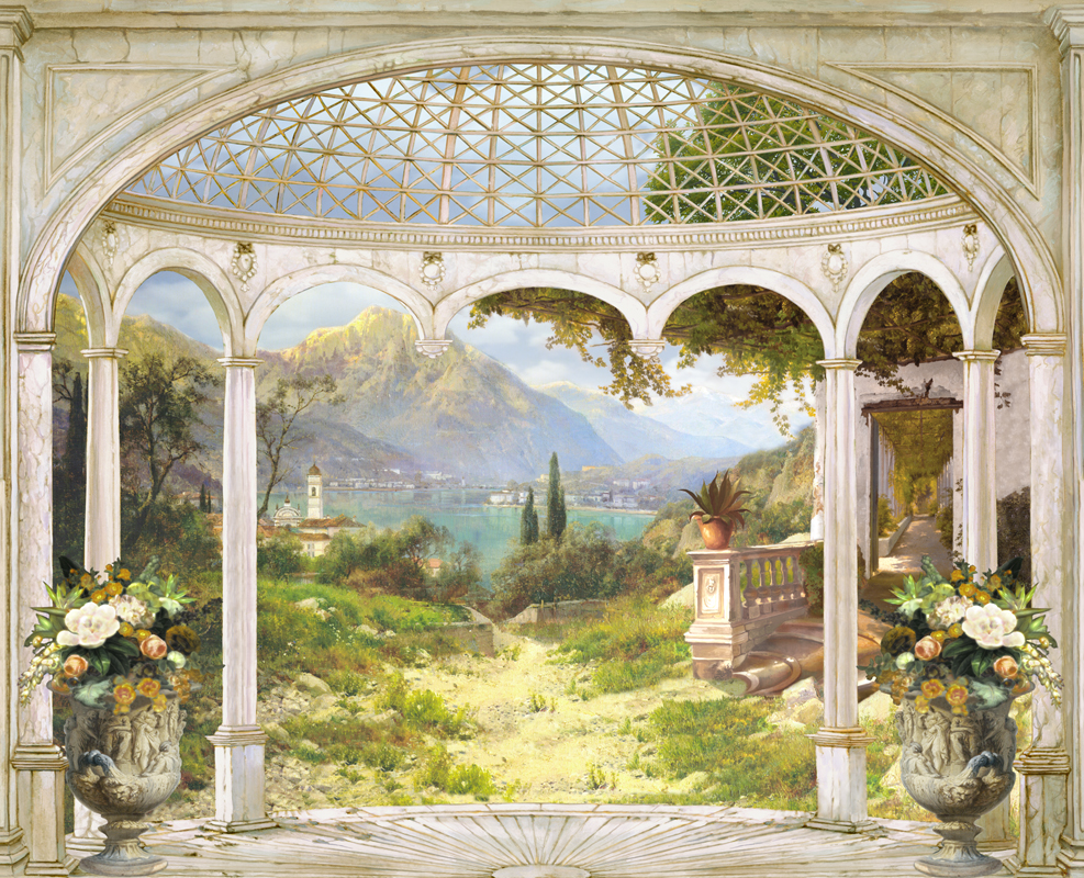 Affresco Живописный пейзаж 4866