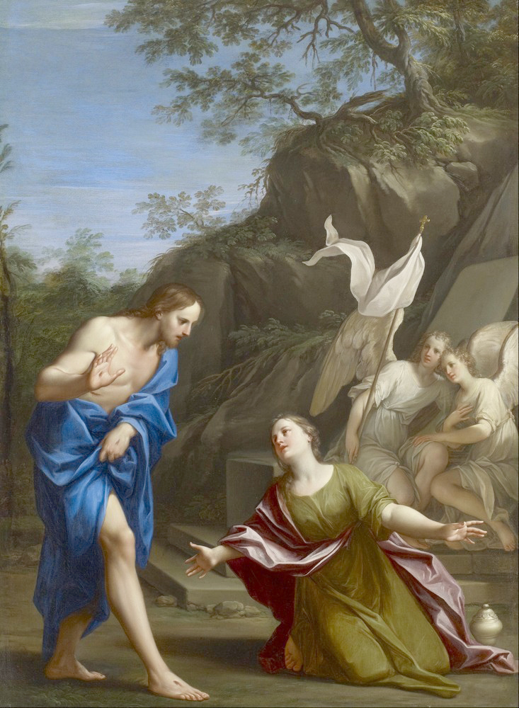 Affresco Библейские сюжеты Marcantonio Franceschini, Noli Me Tangere Touch me not