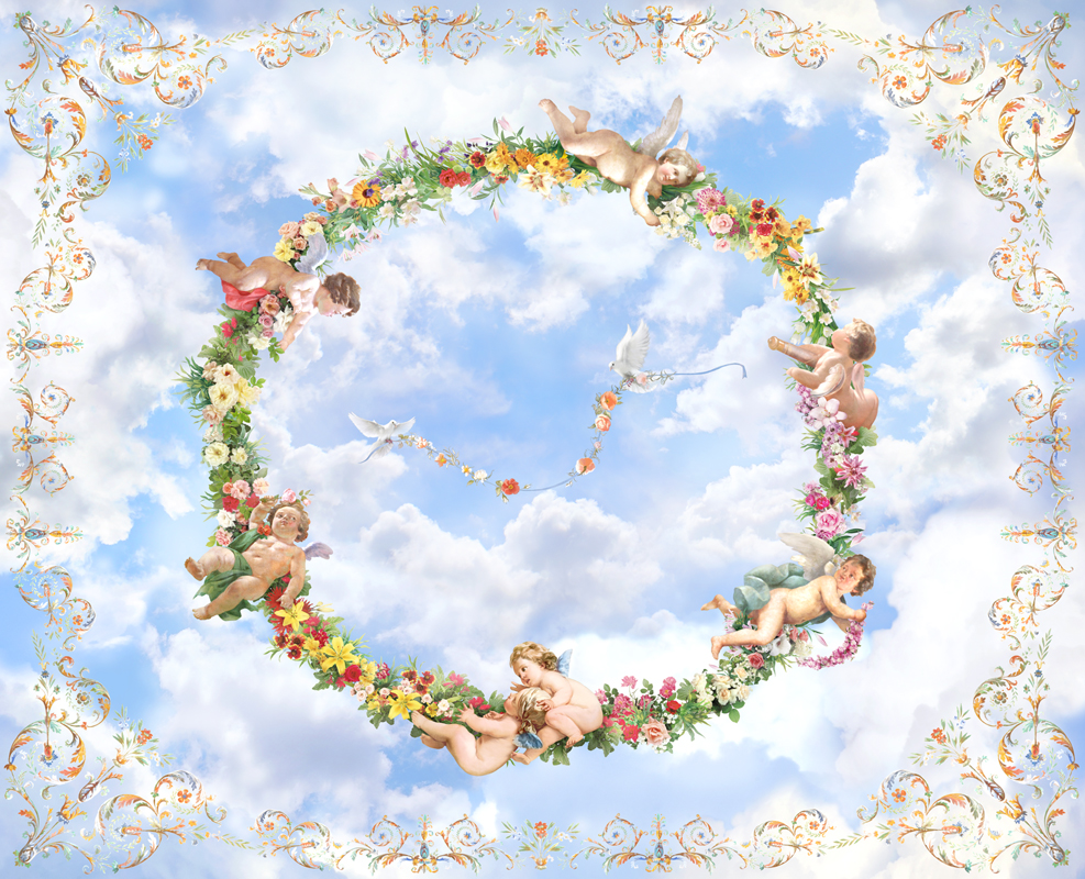 Affresco Сюжеты для потолков 9169