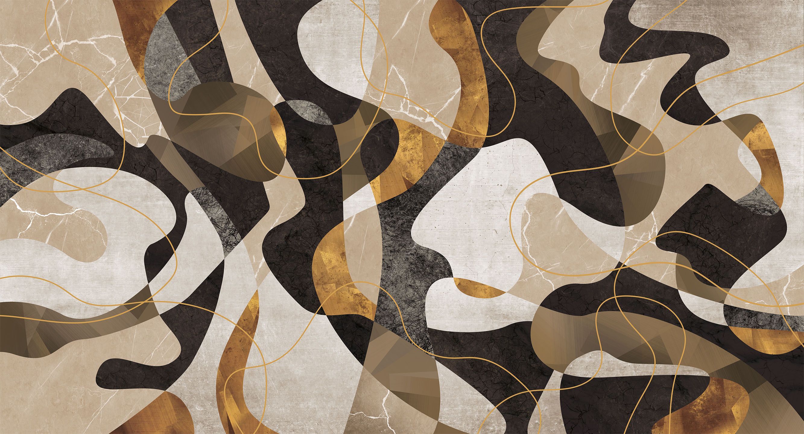 293051 Creativille абстракция с плавными фигурами