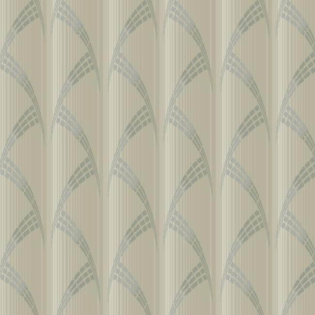 York  Antonina Vella Deco  Metropolis Wallpaper- Neutral Mix CA1584