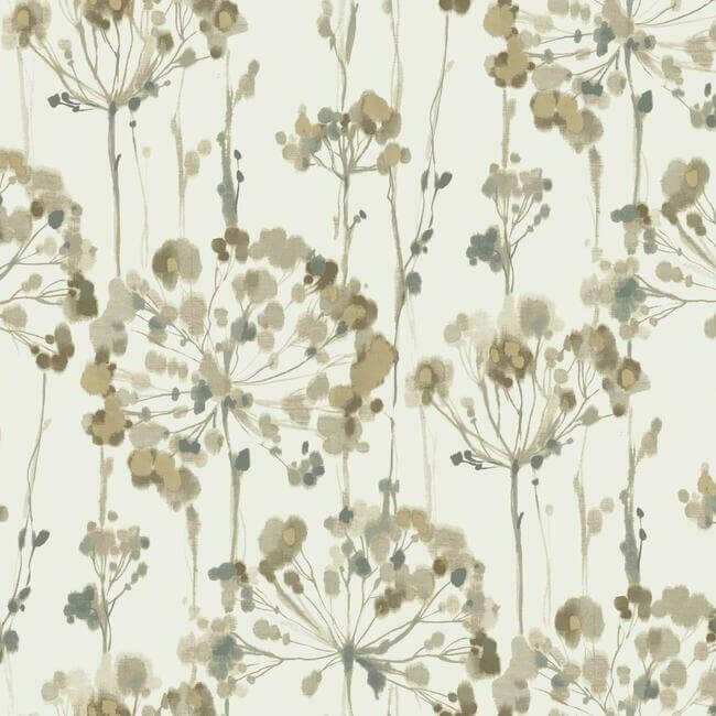 York  Candice Olson Modern Artisan Second Edition  Flourish Wallpaper- Neutral CN2103