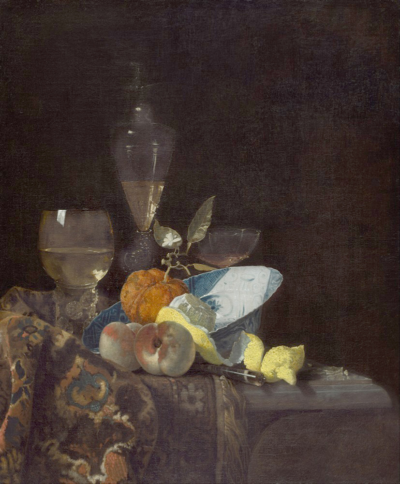 Affresco Willem Kalf, Still Life