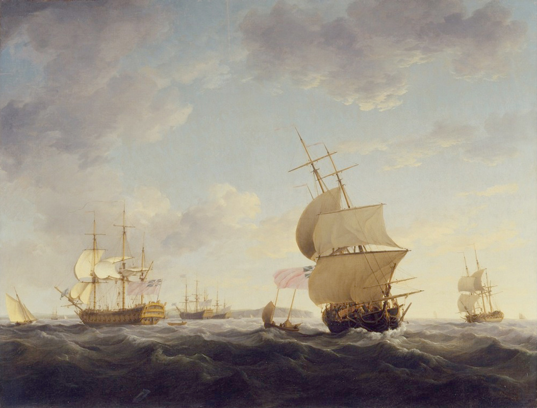 Affresco Charles Brooking, Shipping in the English Channel