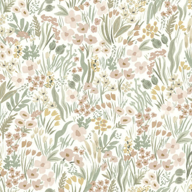 York  York Premium Peel + Stick  Lea Premium Peel + Stick Wallpaper- Blush PSW1466RL