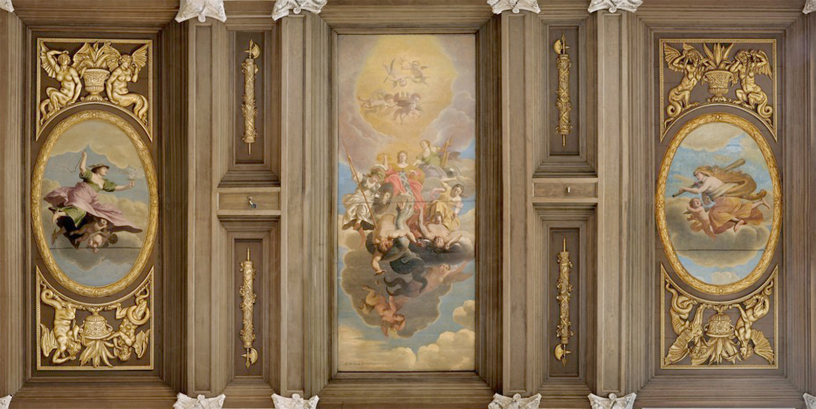 Affresco Античные сюжеты Nicolaes Van Helt Stockade Ceiling Execution Chamber