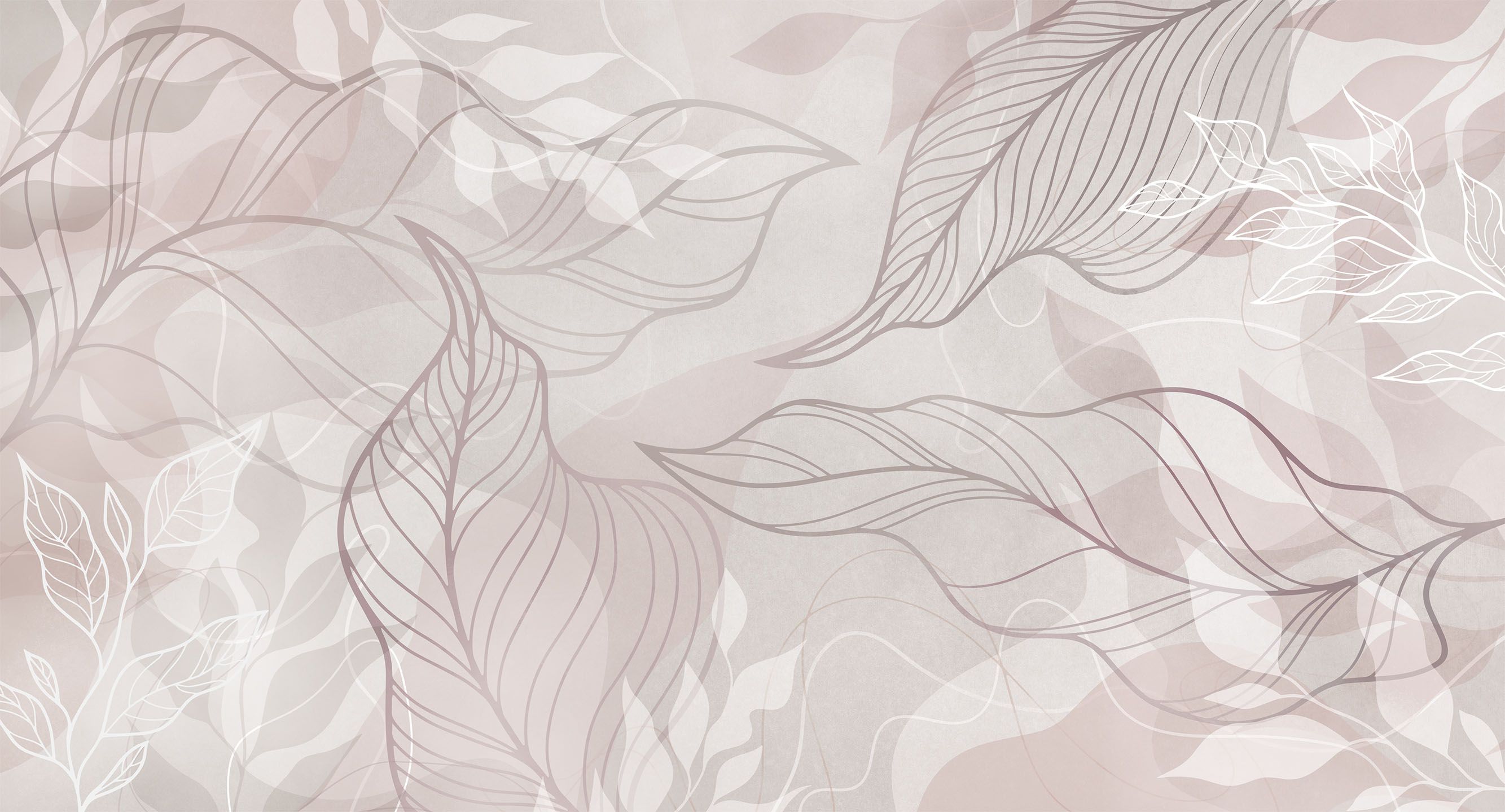 451220 Creativille силуэтные листья и линии