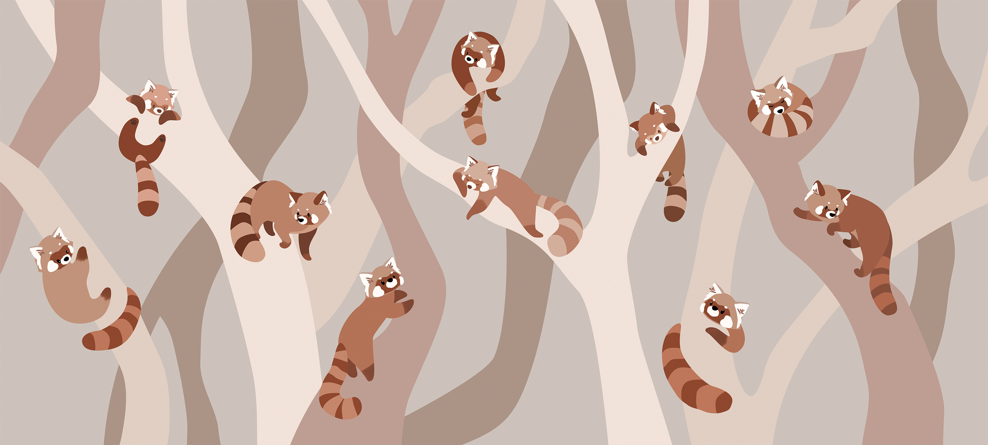 266400 Creativille Красные панды