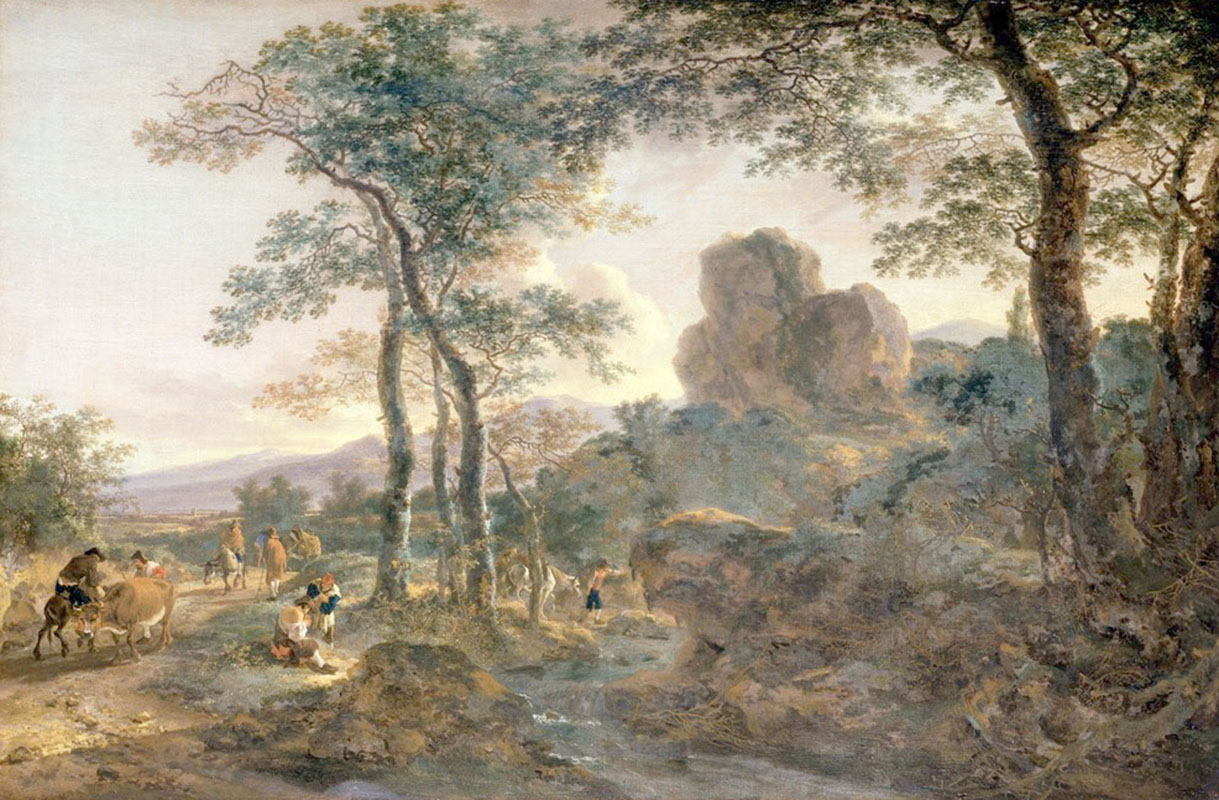 Affresco Классические пейзажи Both Jan, A Mountain Path