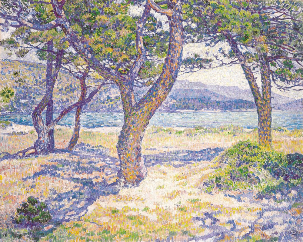 Affresco Импрессионисты и постимпрессионисты Theo Van Rysselberghe, The Mediterranean at Le Lavandou