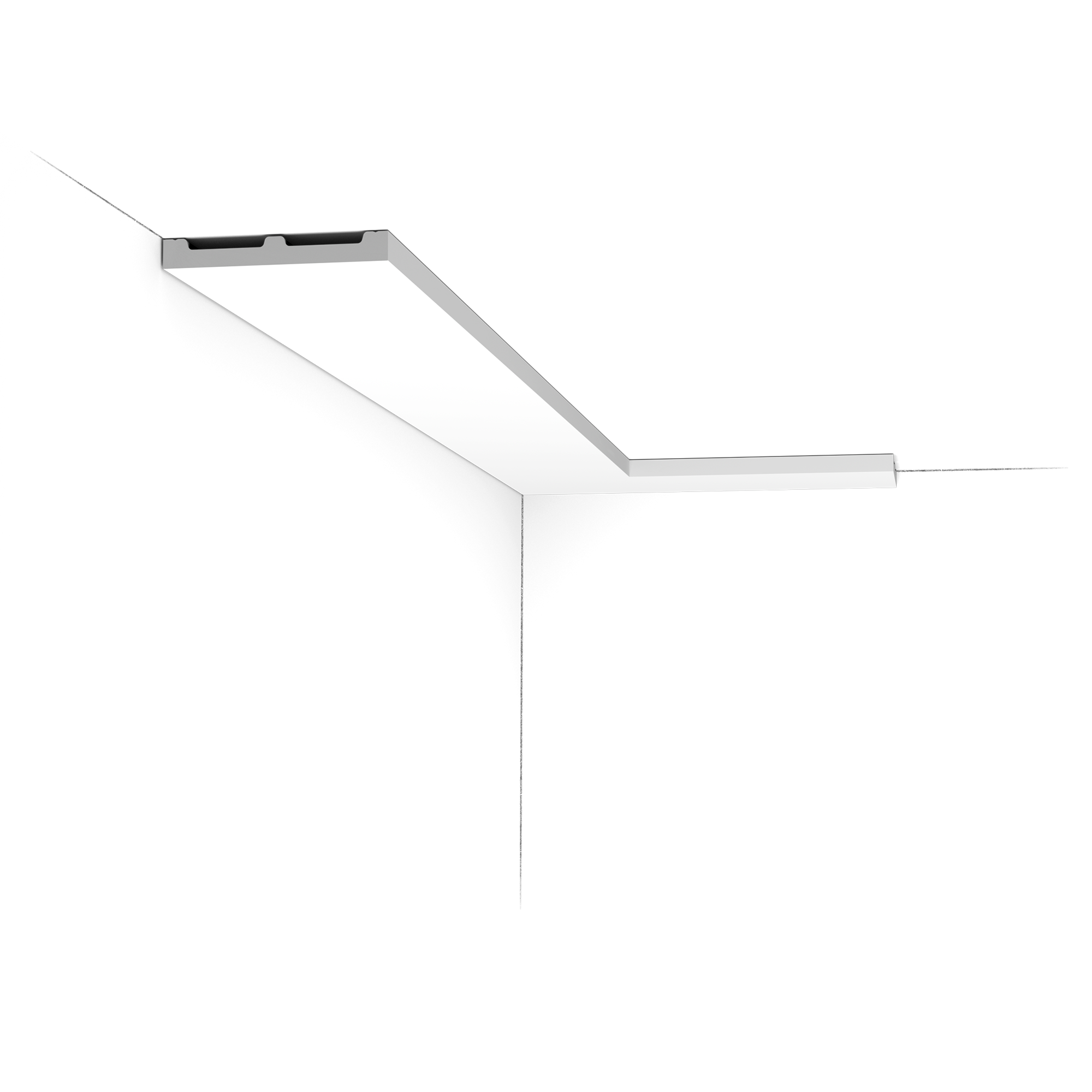SX163 КВАДРАТ/SQUARE Потолочный карниз Orac
