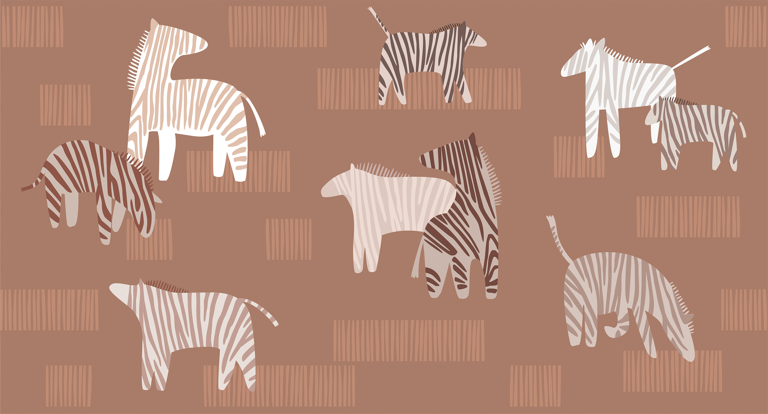 266301 Creativille Забавные зебры