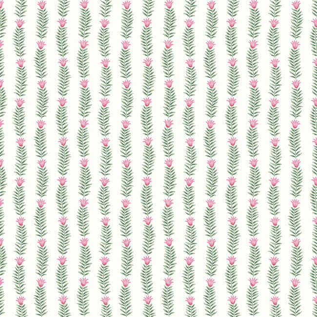 York  Rifle Paper Co.  Eden Wallpaper- White RP7340