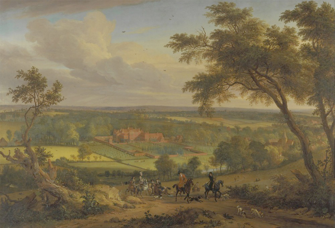 Affresco Классические пейзажи Jan Wyck, Bifrons Park Kent