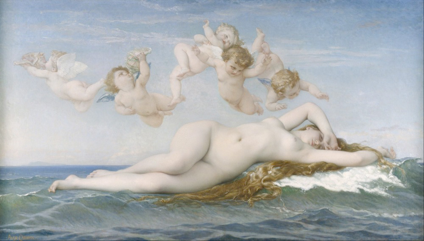 Affresco Античные сюжеты Alexandre Cabanel The Birth of Venus