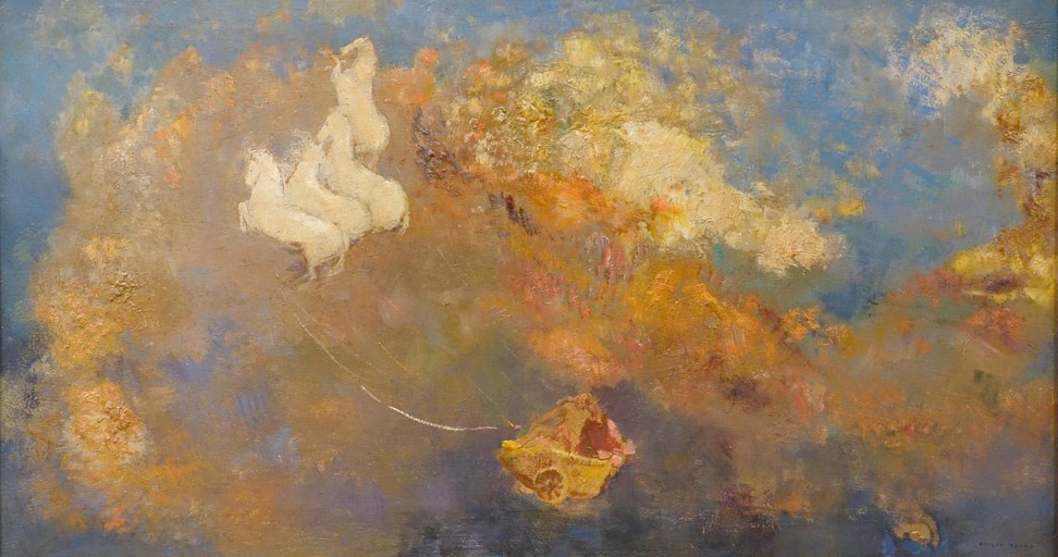 Affresco Импрессионисты и постимпрессионисты Odilon Redon, Apollos Chariot