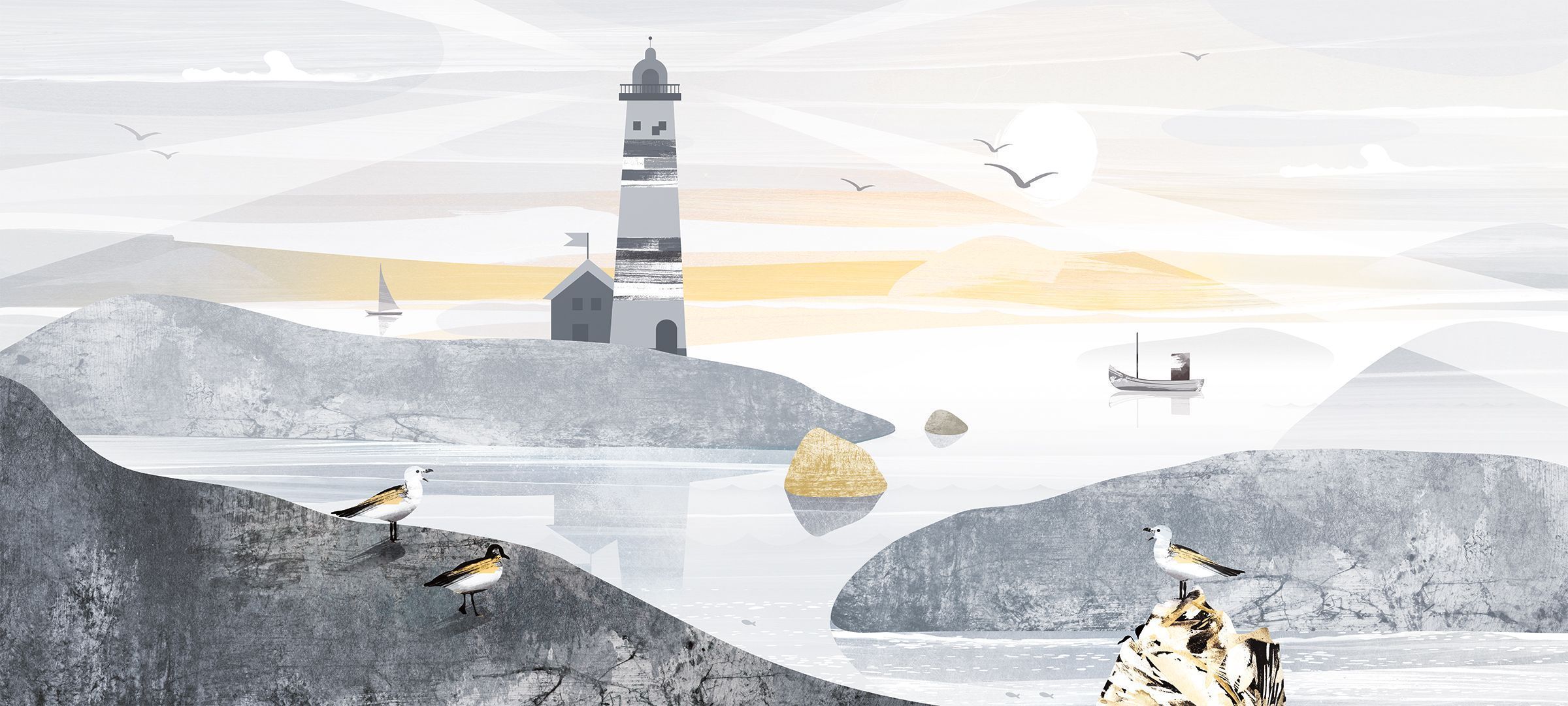 274002 Creativille морской пейзаж с маяком