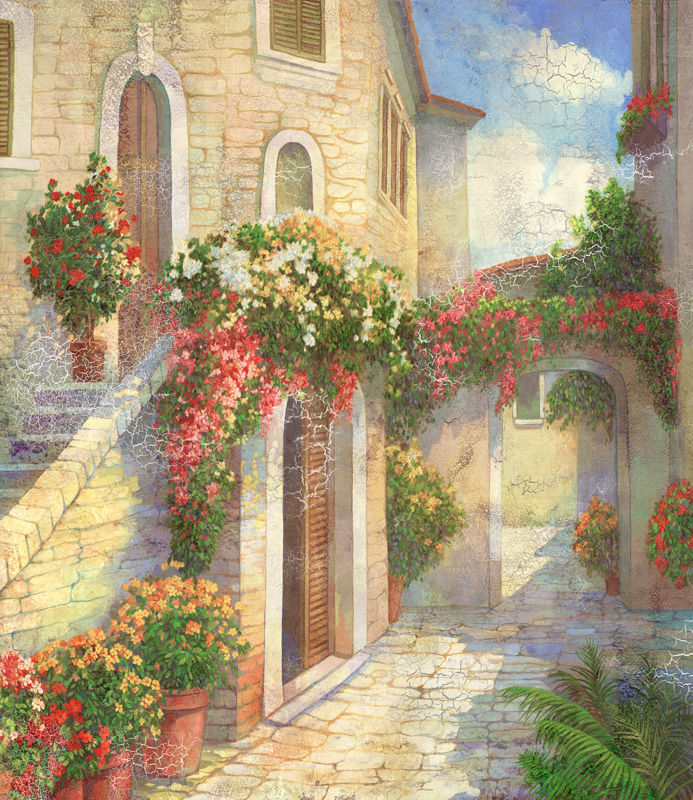 Affresco Живописный пейзаж 6216