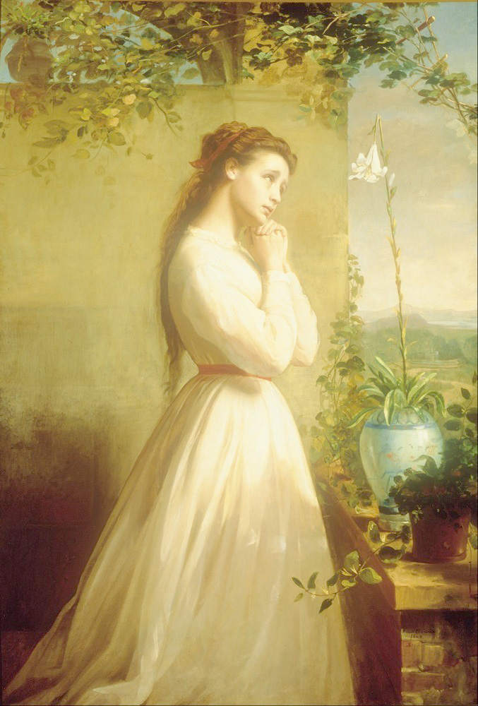 Affresco Жанровые сцены Manuel Ocaranza, The Dead Flower