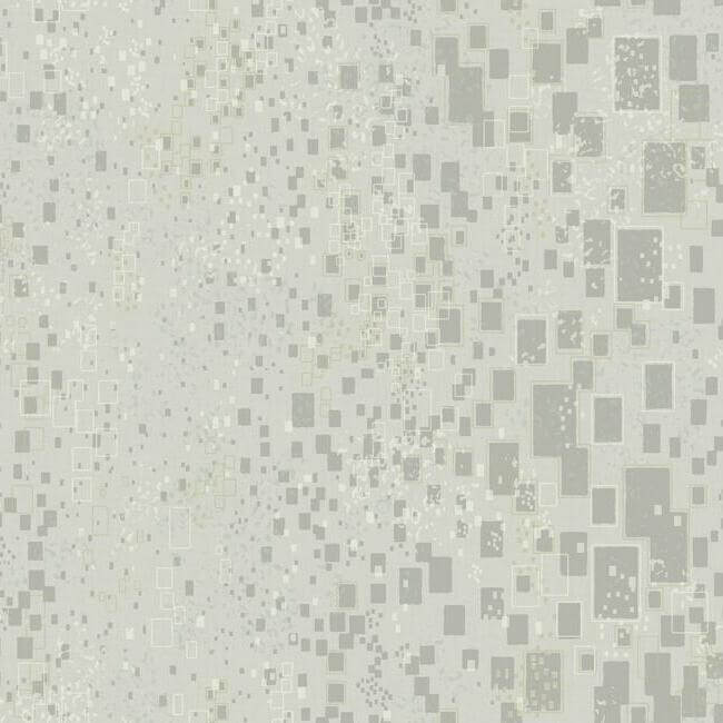 York  Candice Olson Modern Artisan Second Edition  Gilded Confetti Wallpaper- Silver/Grey CI2324
