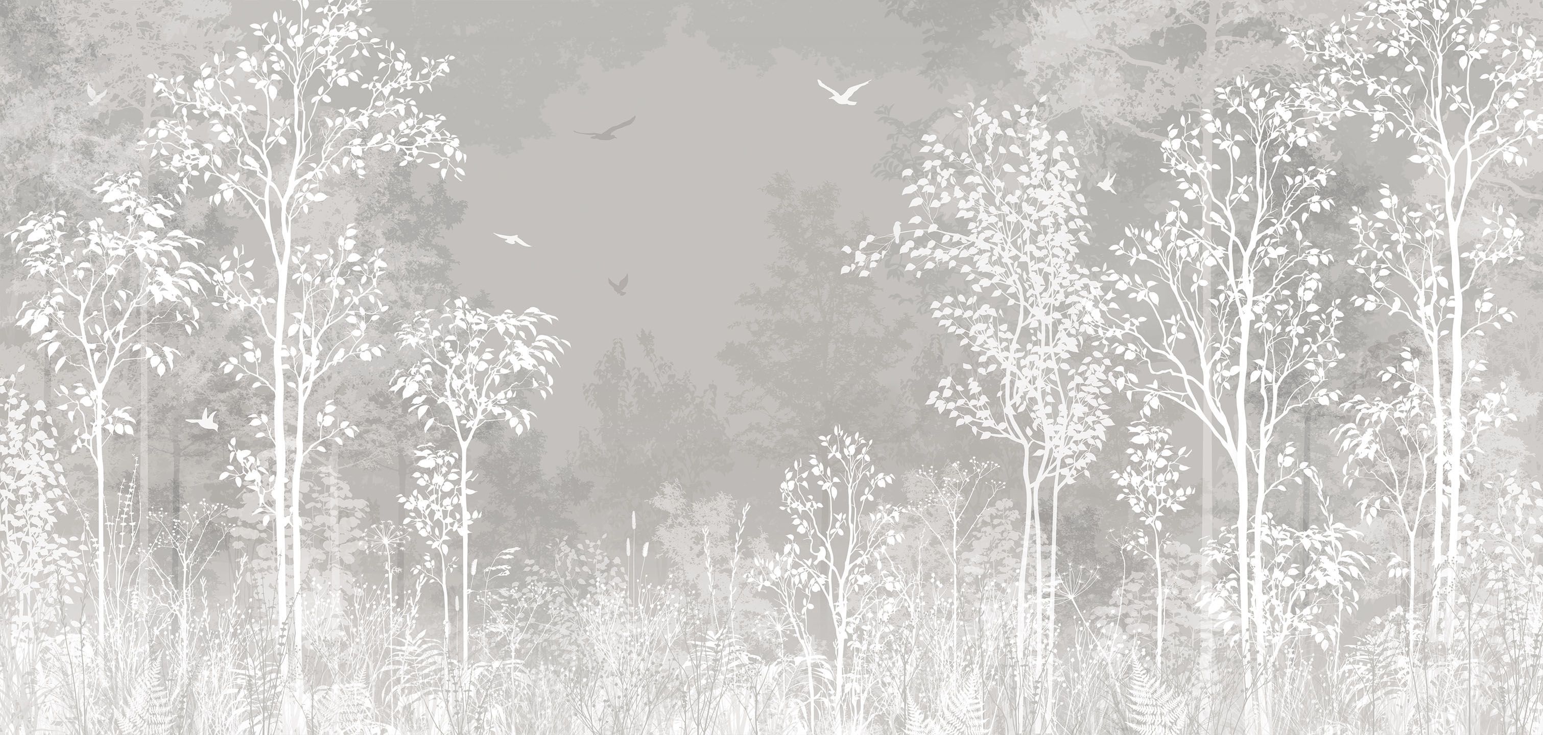 491557 Creativille силуэтный лес