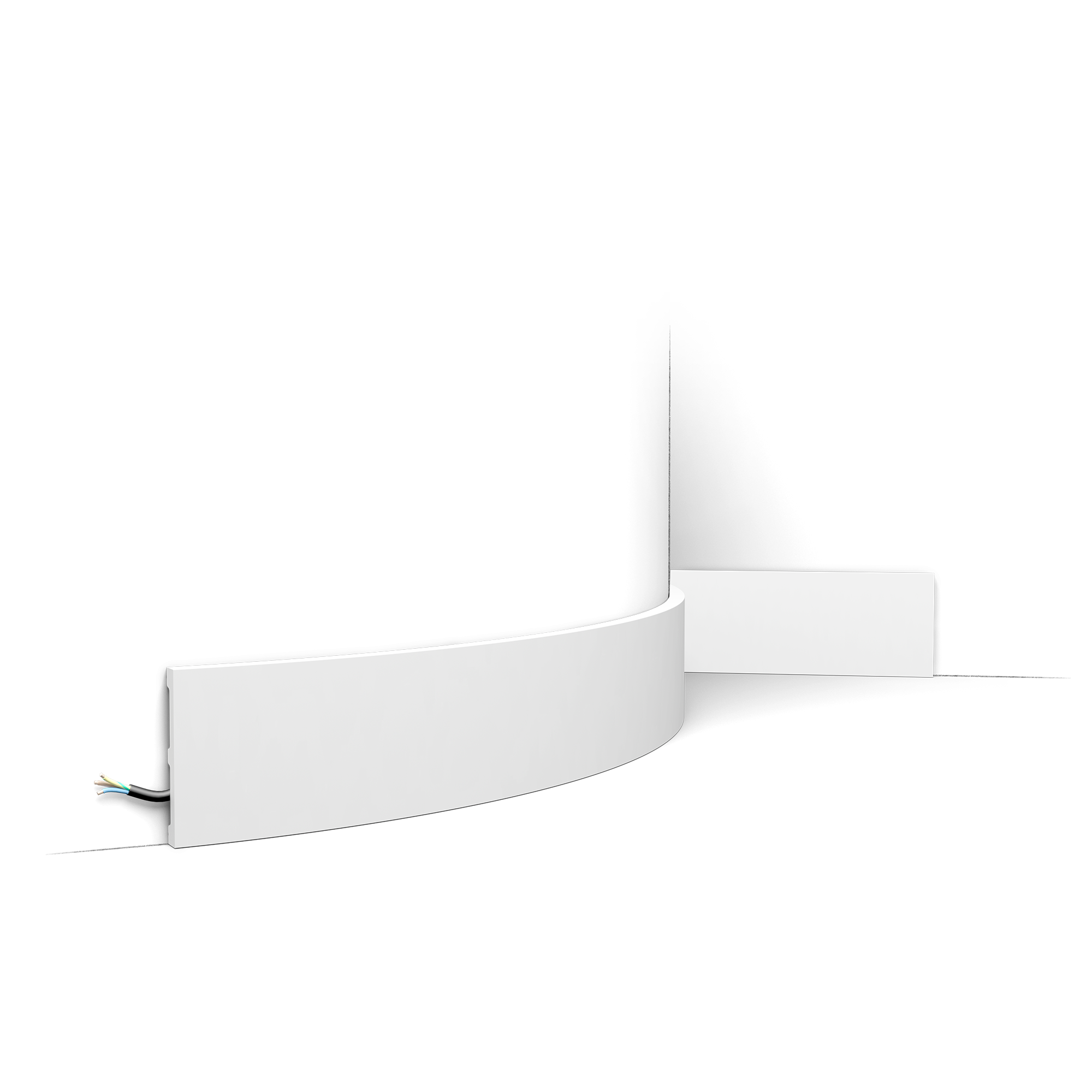 Гибкий плинтус SX163F КВАДРАТ/SQUARE