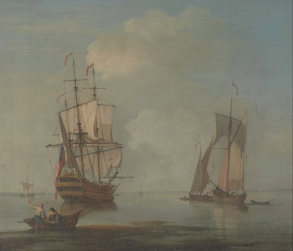 Affresco Морские пейзажи Peter Monamy, An Evening Calm