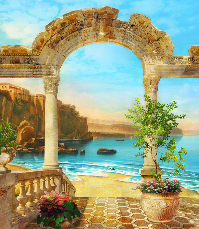 Affresco Живописный пейзаж 4997