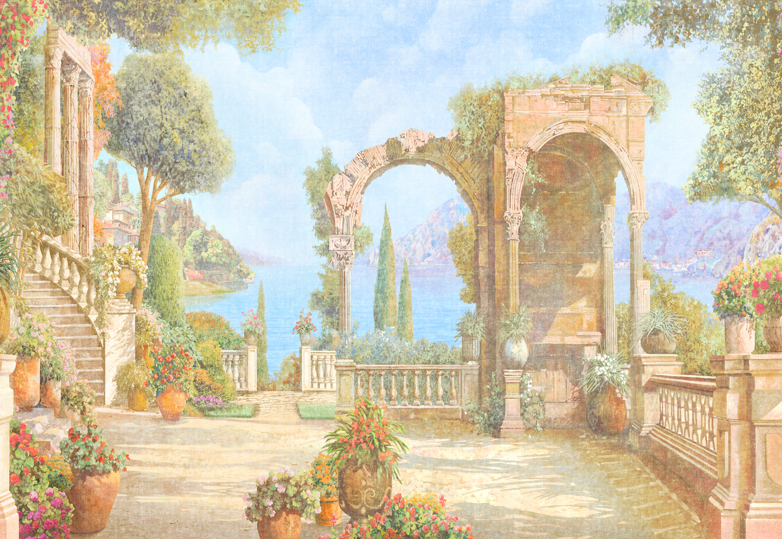 Affresco Живописный пейзаж ID135720