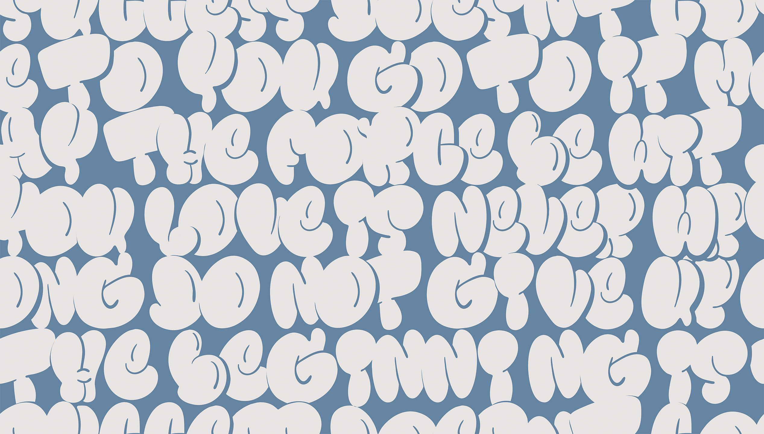 074031 Creativille граффити с текстом в стиле труап