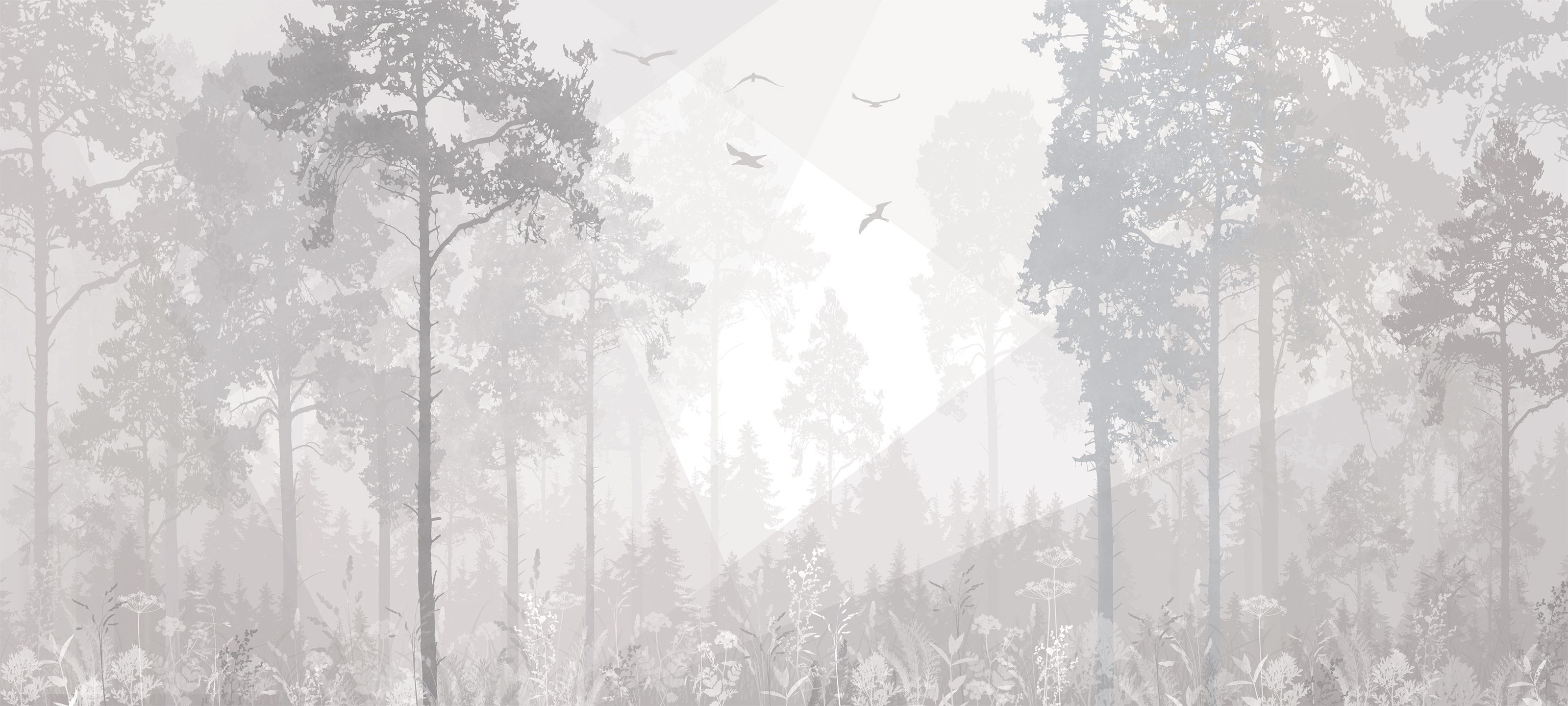 491016 Creativille лес в геометрической мозаике