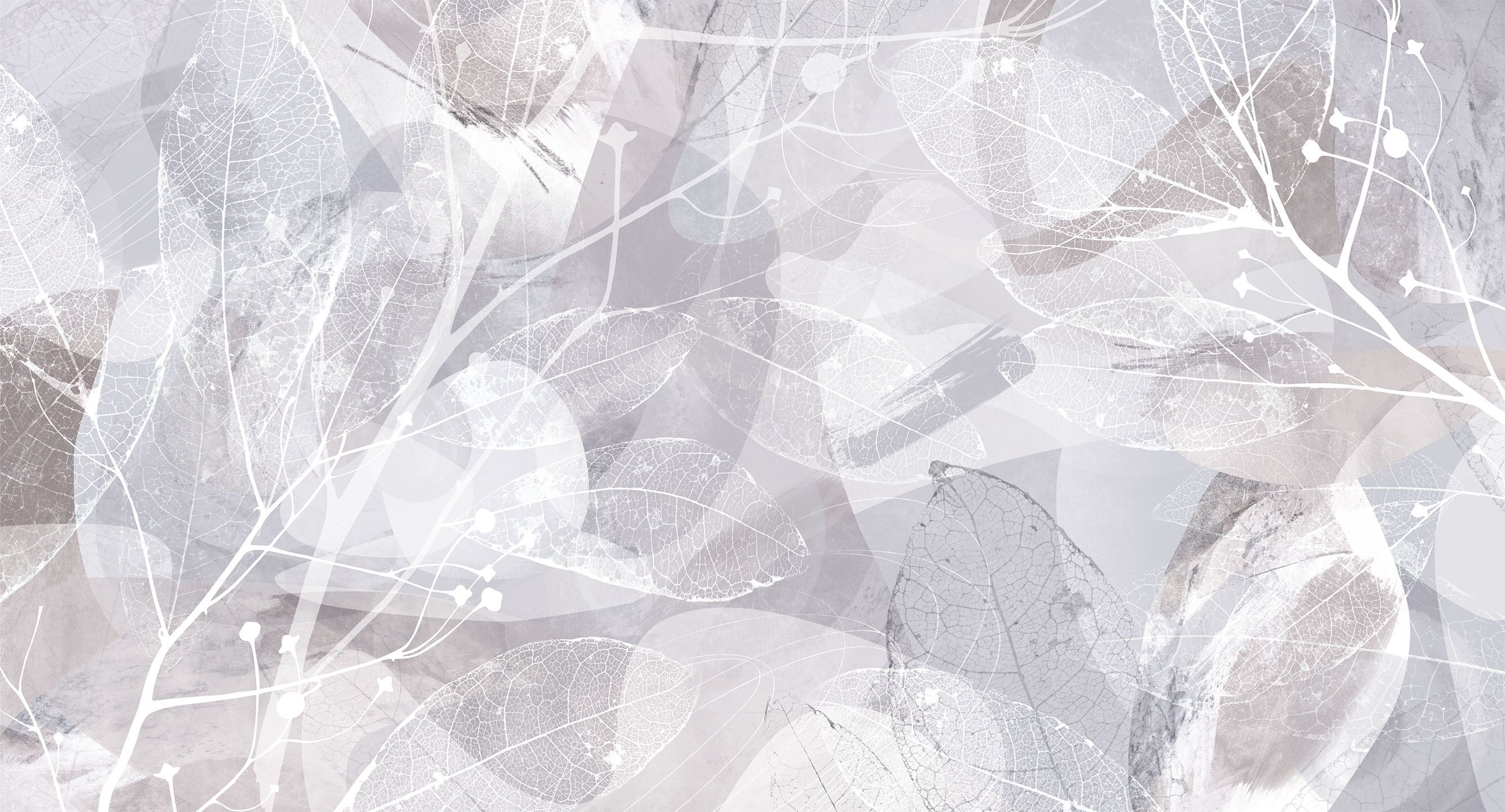 464202 Creativille коллаж в эко-стиле с листьями