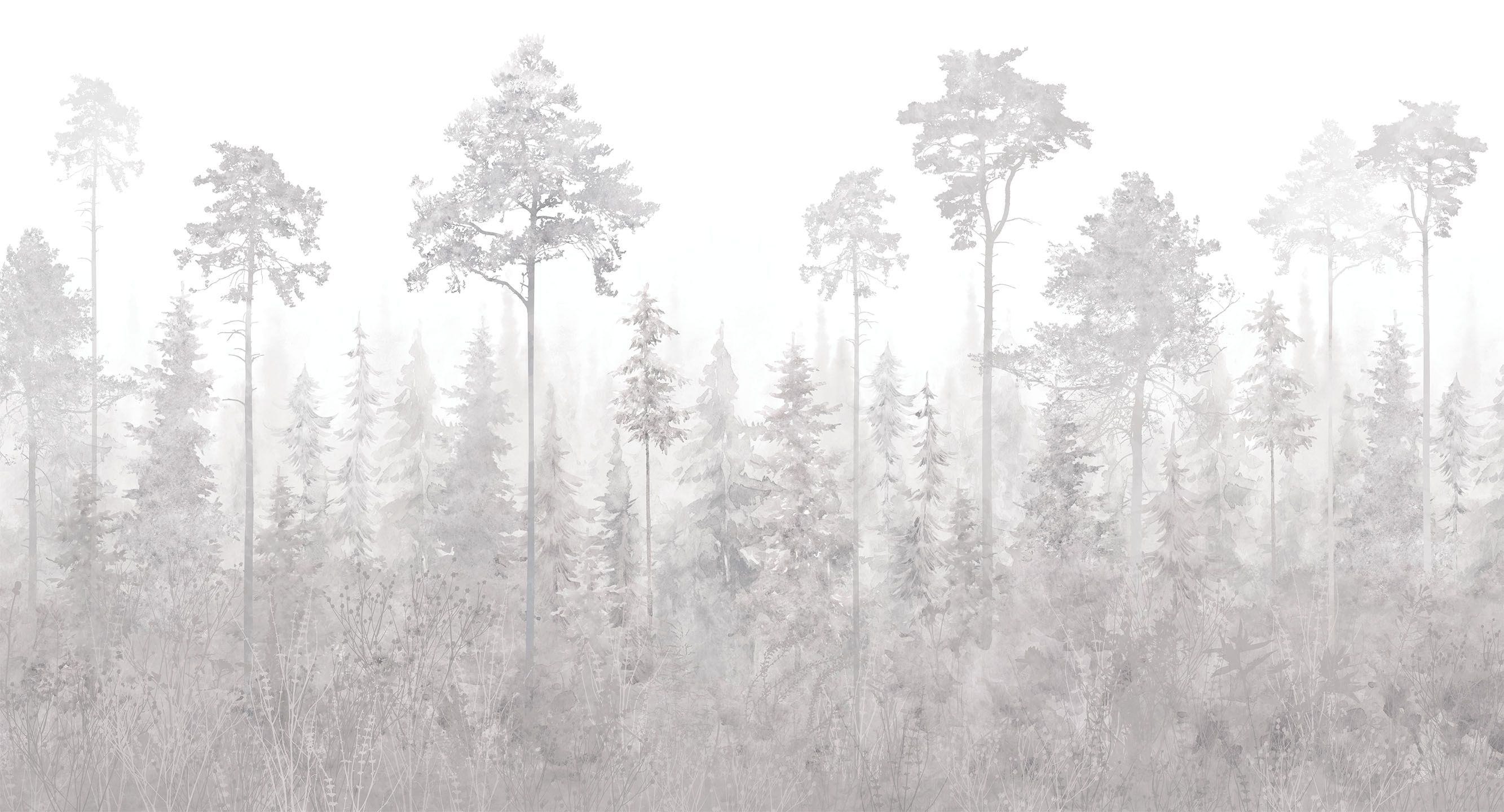 494604 Creativille акварельные сосны