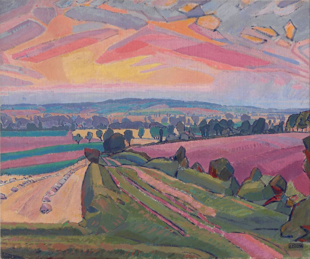 Affresco Импрессионисты и постимпрессионисты Spencer Frederick Gore, The Icknield Way